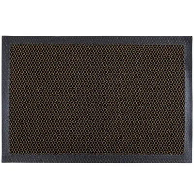 Produktbild von e-floor 3D Türmatte, Schuhmatte 50x80 cm – Rutschfest, wetterfest, sammelt Schmutz effektiv, vielseitig für Innen & Außen, leicht zu reinigen - Gold