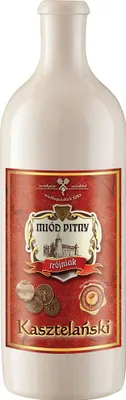 Produktbild von Kasztelanski Trojniak Honig (Drittel) 0,75L im Steinzeuggefäß | Met Honigwein Metwein Honigmet | 750 ml | 13% Alkohol | TIM | Geschenkidee | 18+