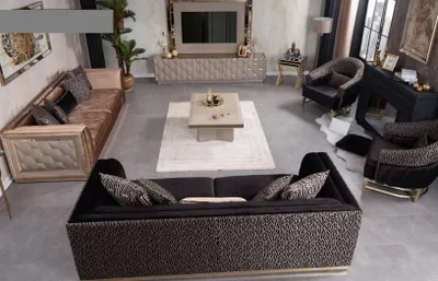 Produktbild von Wohnzimmer Design Tische Möbel Tisch Luxus Beistelltisch Holz Modern Couchtisch
