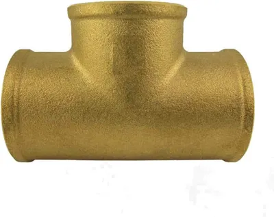 Zdjęcie produktu dla Złączka gwintowana mosiężna trójnik zredukowany 3/4" żeński x 3/4" żeński x 1/2" żeński