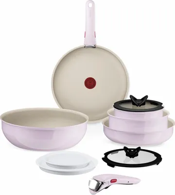 Immagine prodotto di Set di pentole Tefal Ingenio Serenity da 11 pezzi per cucine eleganti