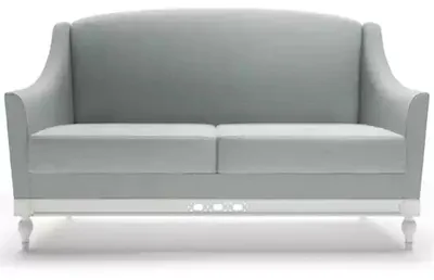 Produktbild von Sofa 2 Sitzer Sofas Design Luxus Neu Textil Holz Polster Zweisitzer couchen