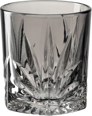 Produktbild von Leonardo Trinkglas Capri, Wasserglas, Saftglas, Kalk-Natron Glas, Grau, 220 ml, 022358