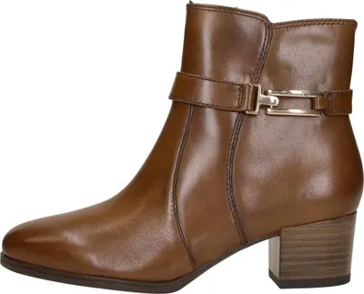 Image de Tamaris Enkellaarsjes Hak Enkellaarsjes Hak - Cognac - Maat 41