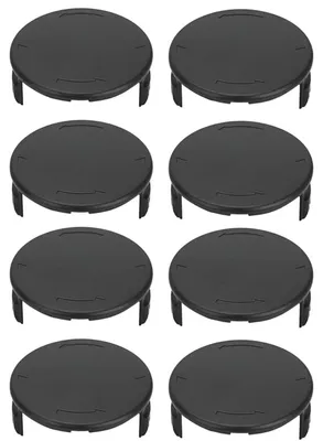 Productafbeelding van INF Spoelkap compatibel met PARKSIDE grasmaaier - ABS zwart 8-pack, precieze pasvorm voor PRT 550-serie