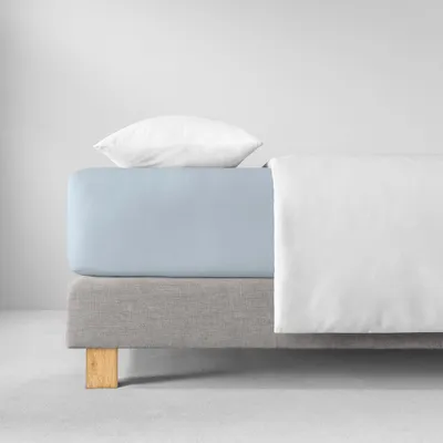 Produktbild von Estella Jersey-Stretch Spannbetttuch Farbe wolke Größe 150x200 cm