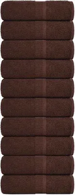 Produktbild von Waschtücher FROGN 10 Stk. Braun 30x30 cm 360 g/m²