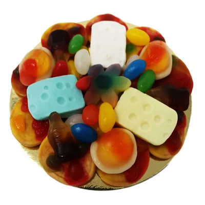 Produktbild von Fruchtgummi Mini Pizza fruchtig süß luftdicht verschweißt 165g