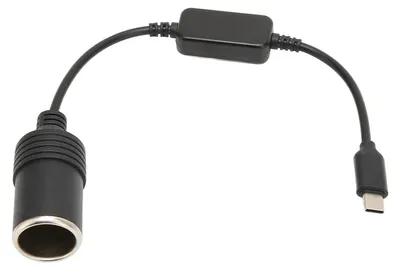 USB-C auf 12V Zigarettenanzünder Adapter, 30 cm, 12W