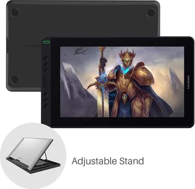Produktbild von Grafiktablett HUION KAMVAS 13 Unterstützung bringen (schwarz)