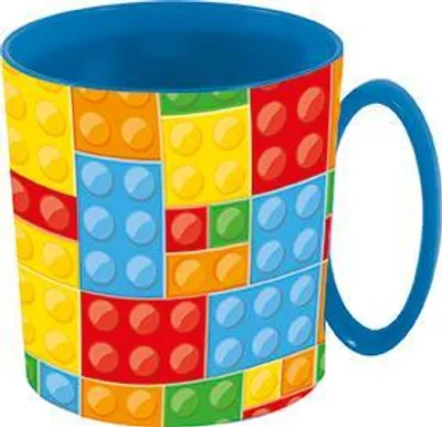 Obrázek produktu pro Hrnek Plastový Kostky, 390Ml