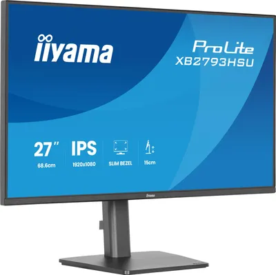 Produktbild von iiyama ProLite XB2793HSU-B1 Computerbildschirm 68,6 cm (27") 1920 x 1080 Pixel Full HD LED Schwarz