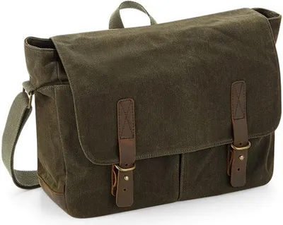 Produktbild von Quadra - Botentasche "Heritage",  Lederakzente FK1541 (Einheitsgröße) (Olivgrün)