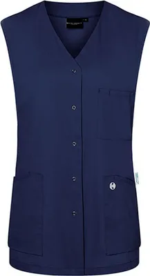 Image de Karlowsky KS 67 | Casaque sans manches pour femme Essential - Couleur : Navy (approx. Pantone 533C) - Taille : 50