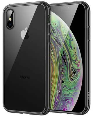 Image de Coque JETech pour iPhone XS Max, anti-jaunissement, noire