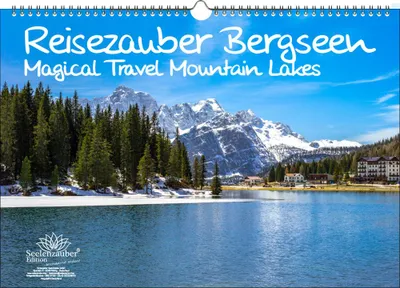 Produktbild von Reisezauber Bergseen DIN A3 Immerwährender Kalender Bergseen Gipfel und Berge - Seelenzauber