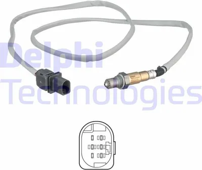 Produktbild von DELPHI Lambdasonde für BMW 3 Touring (E91) Beheizt 910mm ES21275-12B1