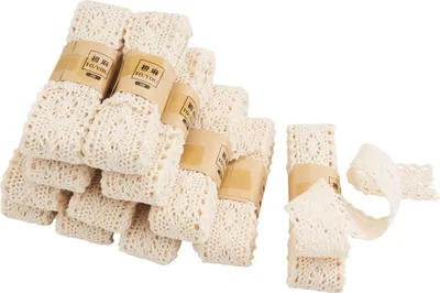 Produktbild von VBS Spitzenband "Creme", L 2 m, 12 Stück Design 2