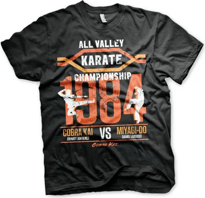 Produktbild von Cobra Kai T-Shirt Herren All Valley Championship schwarz XL