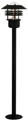 Image de Potelet extérieur bord de mer E27 max 60W noir, Vejers NORDLUX