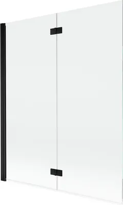 Immagine prodotto di Mexen Mist paravento doccia 2-ante sinistro 140 x 150 cm, trasparente, nero - 8A9-140-002-70-00-L