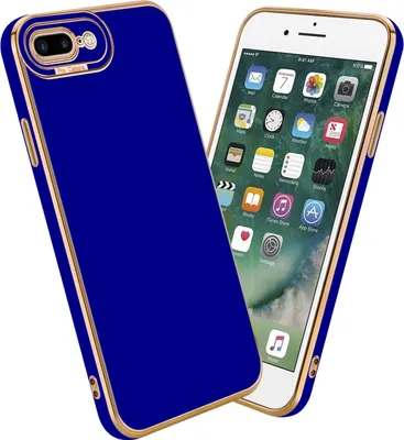 Produktbild von Cadorabo Hülle für Apple iPhone 7 PLUS / 7S PLUS / 8 PLUS Schutz Hülle in Blau Etui Handyhülle Cover Case TPU