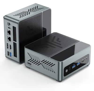 Image de Mini PC gaming - Processeur AMD Ryzen 9 - 32 Go de RAM - SSD NVMe de 1 To - WiFi 6E - Prise en charge de trois écrans