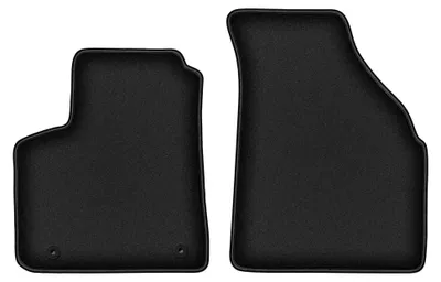 Produktbild von Velours-Fußmatten Vorne für Chevrolet Tacuma 2000-2011 (Minivan) – 2-tlg, Schwarz, passgenau – Wielganizator DURBAN