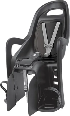 Immagine prodotto di POLISPORT Groovy Maxi CFS - Montaggio del seggiolino posteriore per bicicletta - Nero/Grigio scuro