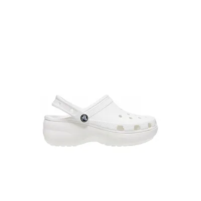 Produktbild von Crocs Classic Platform Clog 206750-100, Badelatschen, Damen, Weiß, Größe: 42/43