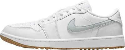 Produktbild von Nike Air Jordan 1 Low G White/Gum Medium Brown/Pure Platinum 43 Herren Golfschuhe