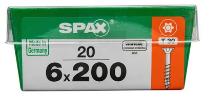 Produktbild von Spax Universalschrauben 6.0 x 200 mm TX 30 - 20 Stk.
