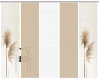 Produktbild von 80922 Schiebegardine IRLOS, Digitaldurck, Seidenoptik, 260x60 cm