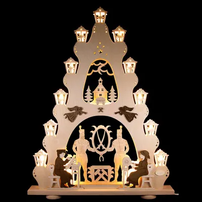 Produktbild von Lichterspitze LED "Erzgebirge" 52 x 67 x 6 cm (L/H/T)