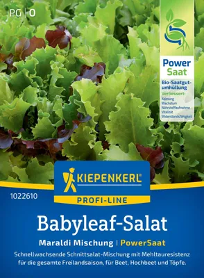 Artikelbild 2 von 'Babyleaf-Salat Maraldi Mischung (PowerSaat)' aus der Kategorie Pflücksalatsamen