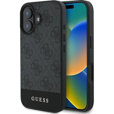 Obrázek produktu pro Guess GUHCP16MG4GLGR Pevné pouzdro pro Apple iPhone 16 Plus 4G Bottom Stripe šedé