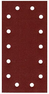 Schleifpapier 115x230 mm, 14 Löcher, Körnung 120, 50 Stück