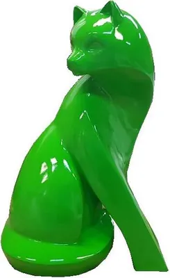 Produktbild von Abstrakte Figur Figuren Abstrakt Statuen Skulptur designer Loft Grün Skulpturen