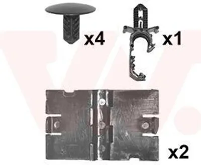 Immagine prodotto di VAN WEZEL 4373797 Kit di montaggio del cofano anteriore