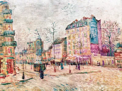 Produktbild von Vincent Van Gogh Kunstdruck Bild - Boulevard De Clichy, 1887 (60 x 80 cm)