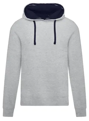 Produktbild von SG Originals - "Originals" Kapuzenpullover für Herren FK2556 (L) (Helle Oxfordfarbe/Marineblau)