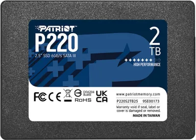 Image de Mémoire Patriot P220 2 To 2,5" Serial ATA III