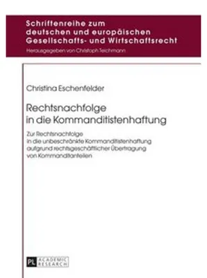 Immagine prodotto di Rechtsnachfolge in die Kommanditistenhaftung