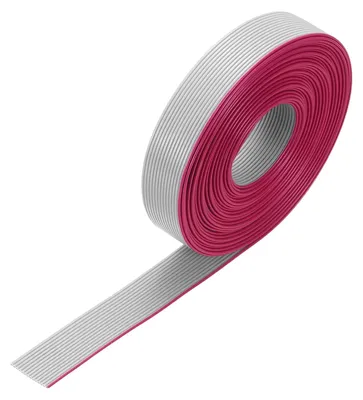 Flachbandkabel 4 m, 1,0 mm Raster, 14-polig, grau
