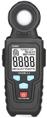 Productafbeelding van Digitale Lichtmeter - Luxmeter Omgevingsmeter - Nauwkeurig Meten - Hoge Precisie Sensor - 0-100.000 Lux - Grijs