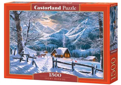Image de Puzzle 1500 pièces Matin enneigé 151905