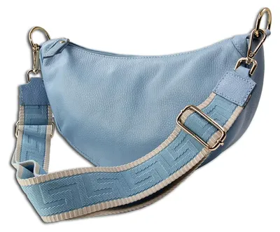 Immagine prodotto di Toscanto borsa in pelle a tracolla city bag azzurro OTT823BF