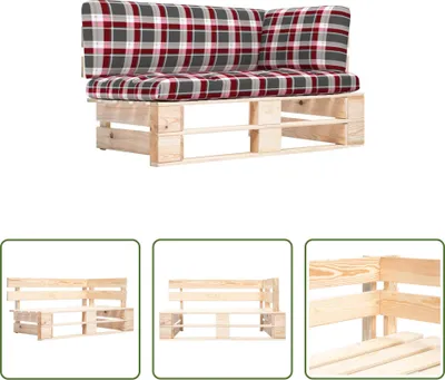 Obrázek produktu pro The Living Store Venkovní rohová pohovka Palety Borovicové dřevo Impregnované