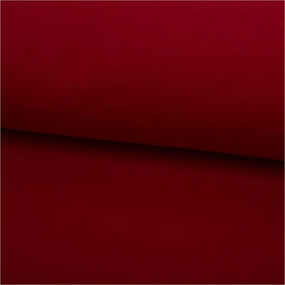 Produktbild von Sweatstoff Meterware mit Baumwolle uni Rot 148cm