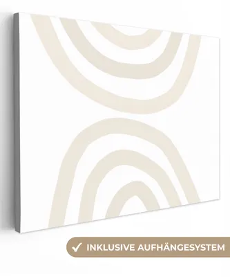 Obrázek produktu pro OneMillionCanvasses® - Obrazy na plátně - Duha - Pastel - Design - Abstraktní, Fototapeta, Nástěnná dekorace Obývací pokoj obrazy, 40x30cm